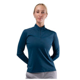 Zhik UVActive Zip Long Sleeve Tech Top - Women (Deep Teal)