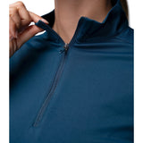 Zhik UVActive Zip Long Sleeve Tech Top - Women (Deep Teal)