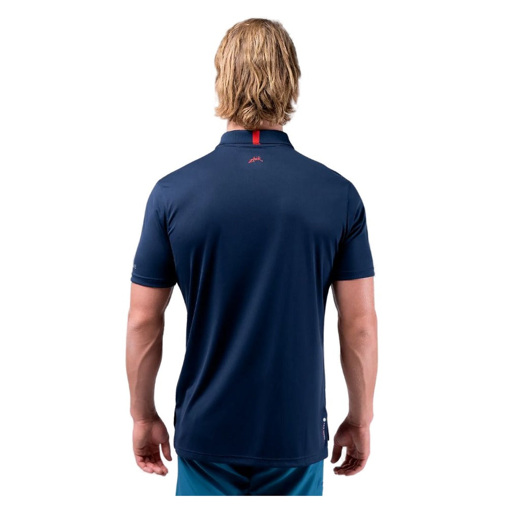 Zhik UVActive Zip Sports Polo - Men (Navy)