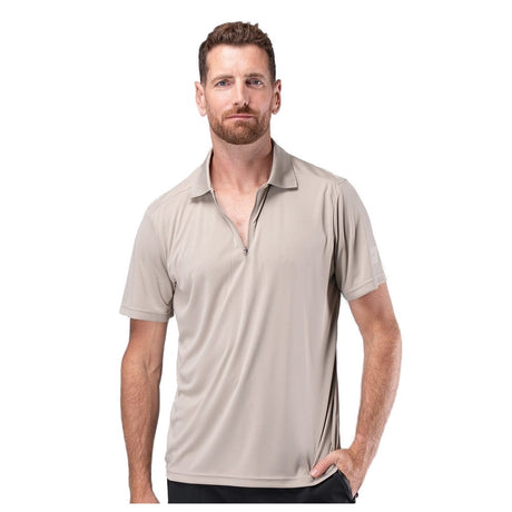 Zhik UVActive Short Sleeve Polo - Men (Stone)