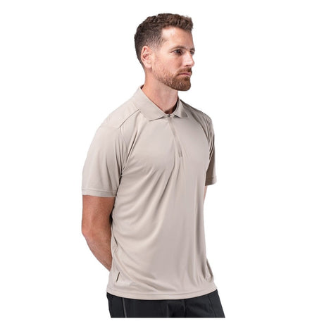 Zhik UVActive Short Sleeve Polo - Men (Stone)