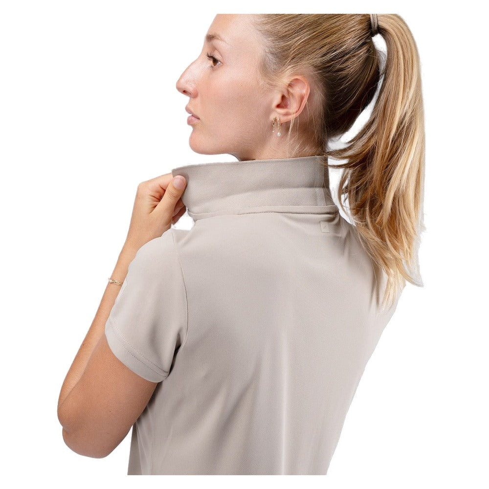 Zhik UVActive Short Sleeve Polo - Women (Stone)