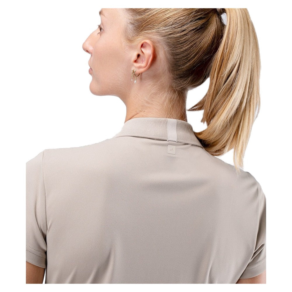 Zhik UVActive Short Sleeve Polo - Women (Stone)