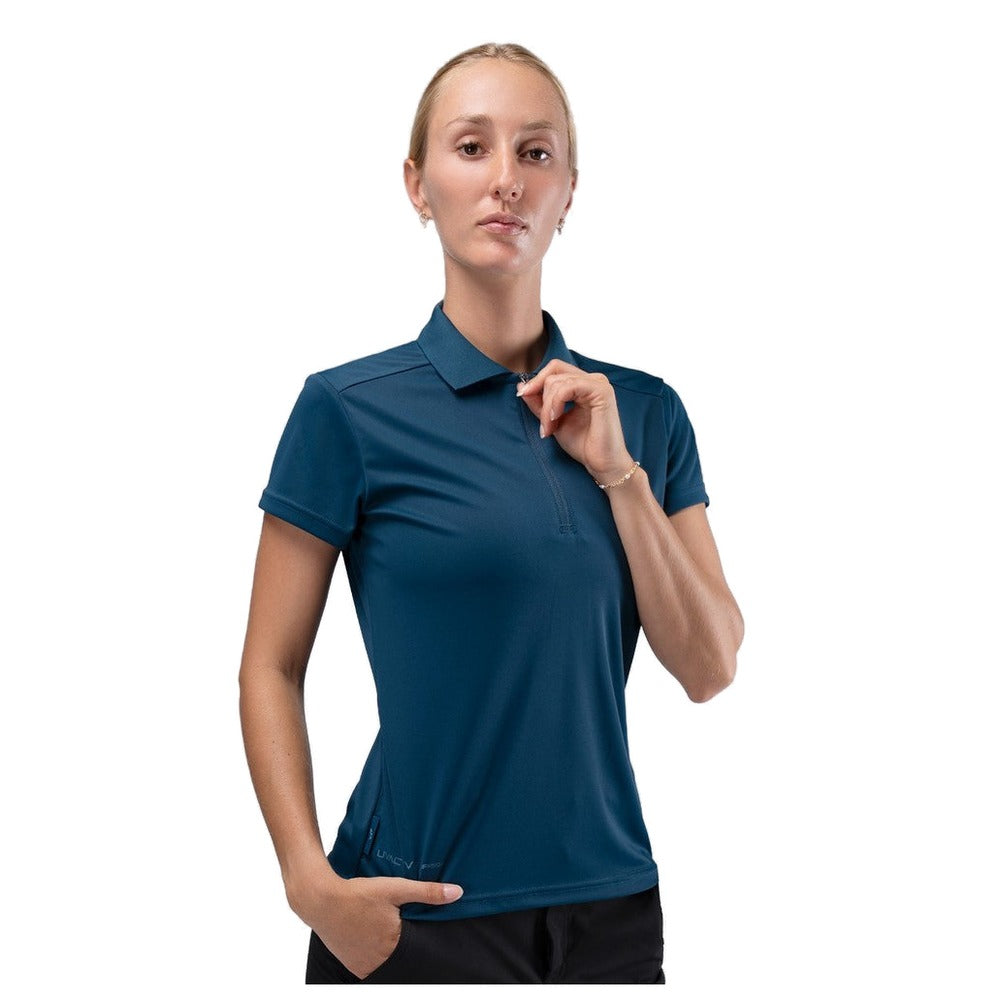Zhik UVActive Short Sleeve Polo - Women (Deep Teal)