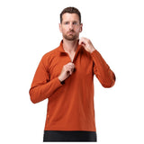 Zhik ZhikMotion 1/4 Zip L/S Top Mens - Red Earth