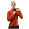 Zhik ZhikMotion 1/4 Zip L/S Top Womens - Red Earth