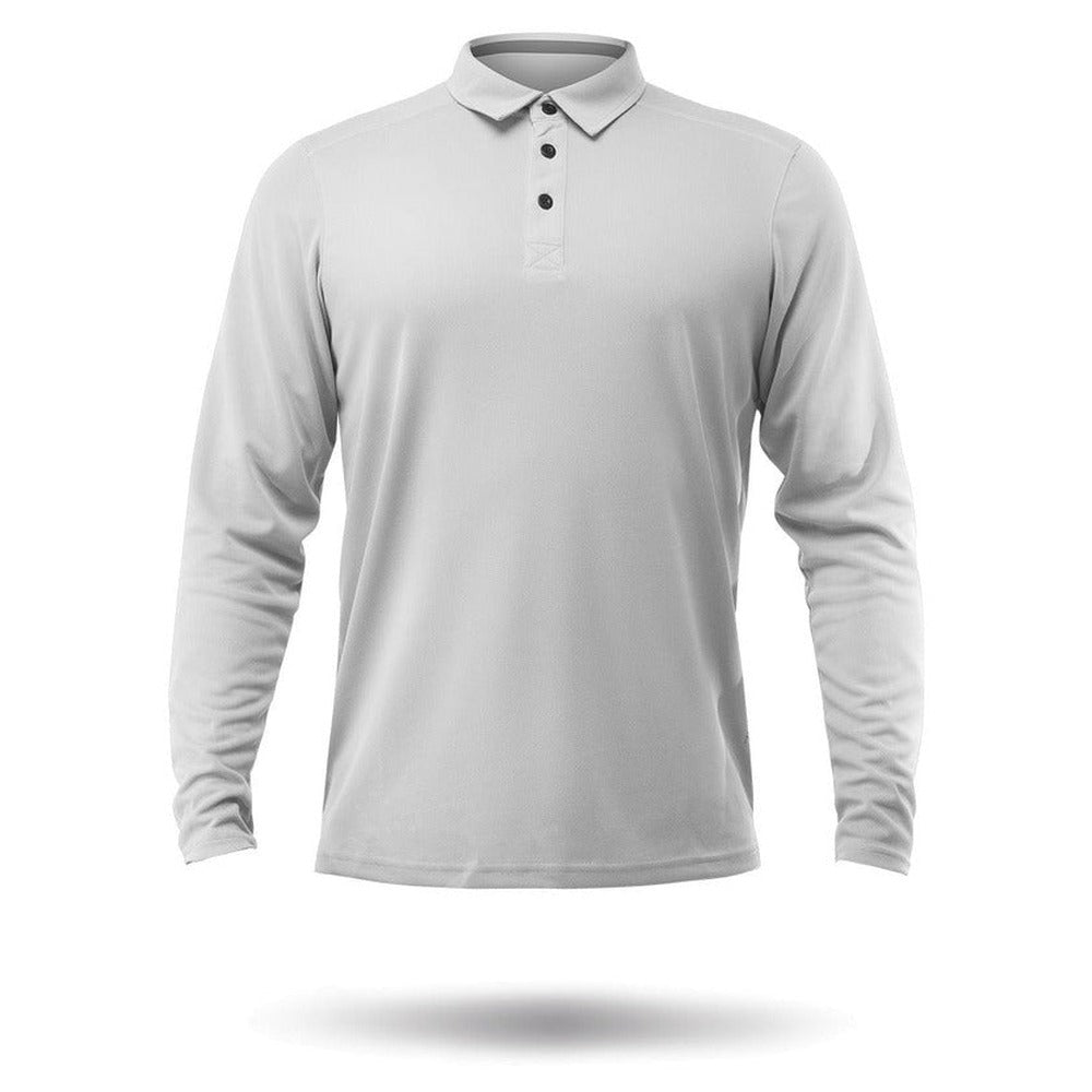 Zhik ZhikDry LT Long Sleeve Polo - Men (Ash)