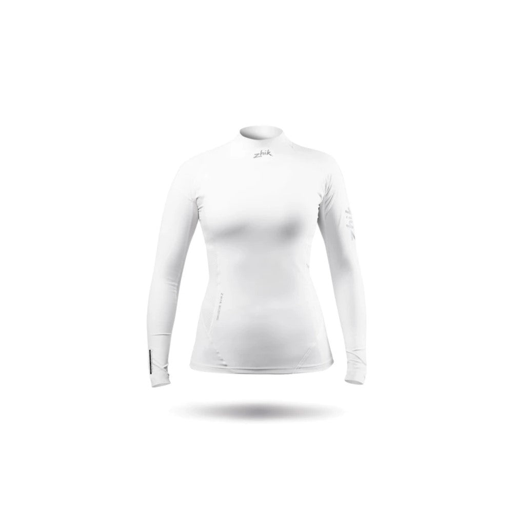 Zhik Rash Guard - Eco Spandex - Long Sleeve Top - White (Women)
