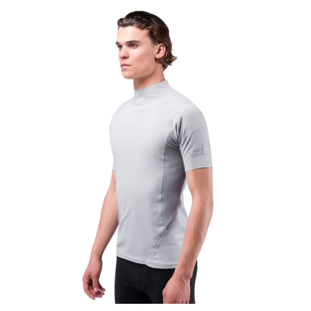 Zhik Eco Spandex Short Sleeve Top - Men (Platinum)
