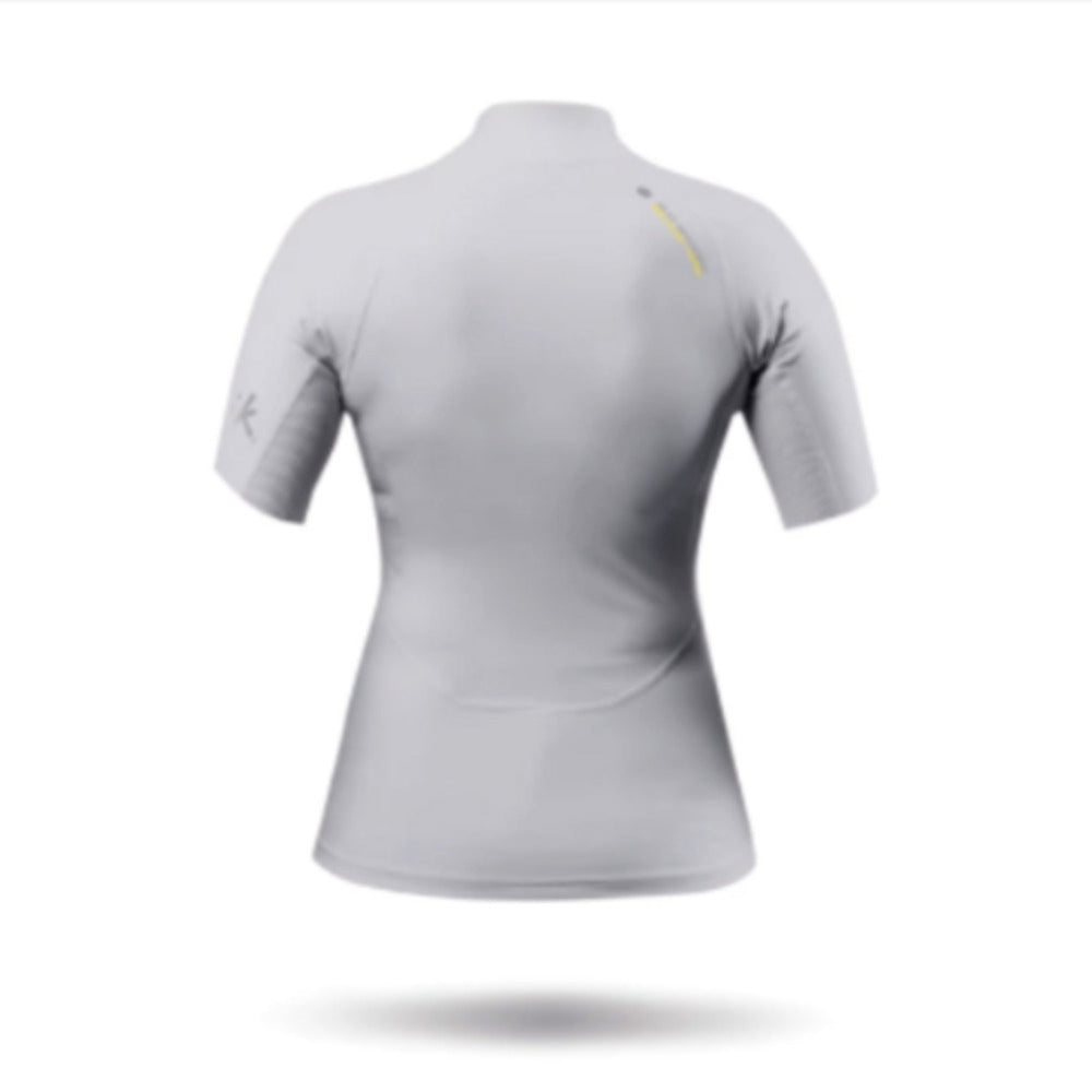 Zhik Rash Guard - Eco Spandex - Short Sleeve Top - Platinum (Women)_Additional1