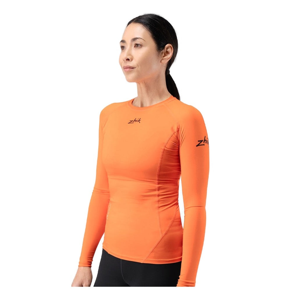 Zhik Eco Spandex Light Long Sleeve Baselayer Top - Women (Flame Red)