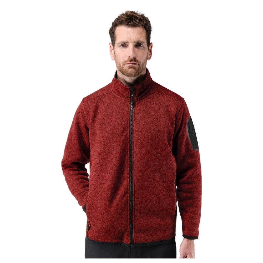 Zhik Knit Fleece Jacket - Men (Garnet)
