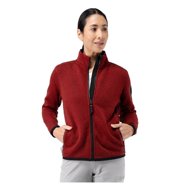 Zhik Knit Fleece Jacket - Women (Garnet)