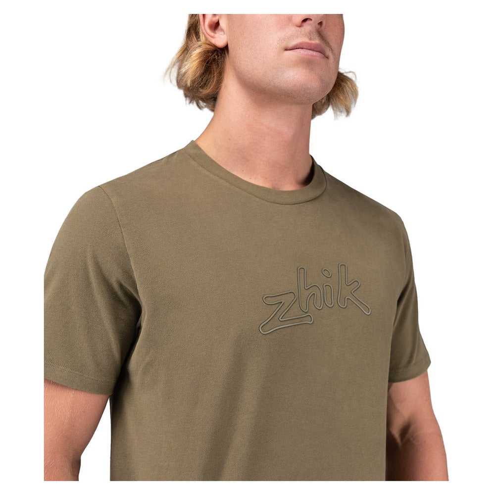 Zhik Logo Cotton T-Shirt - Sea - Men (Kelp)