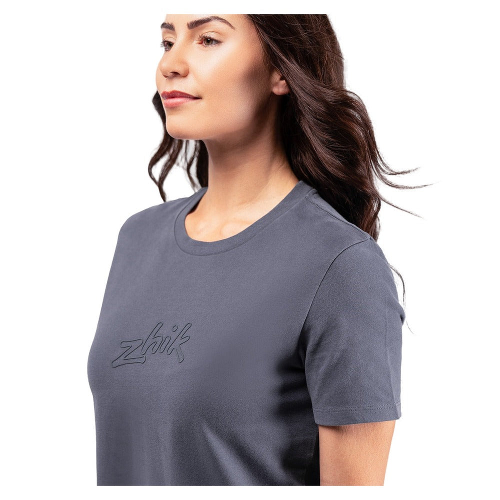 Zhik Logo Cotton T-Shirt - Women (Navy)