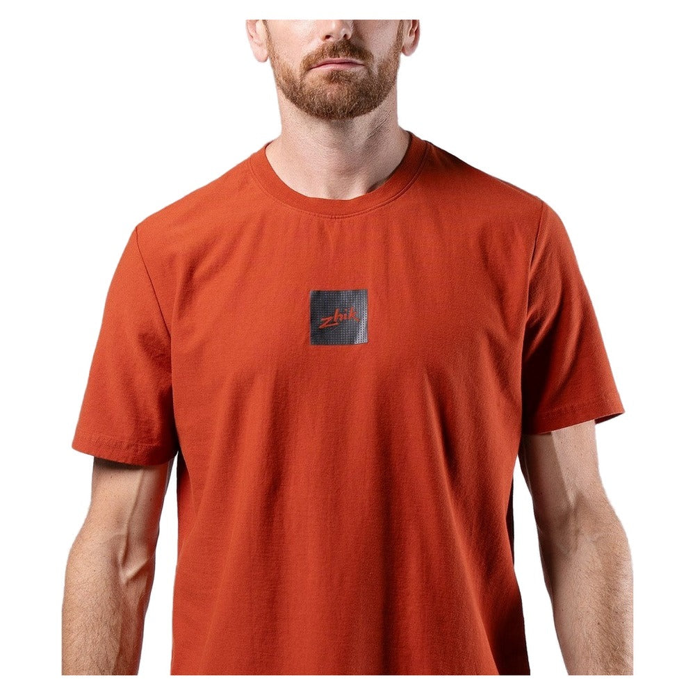Zhik Carbon Tee Mens - Red Earth