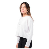 Zhik Compass Print Long Sleeve Cotton Tee - Women (White)