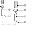 Lewmar 66 Gear Spindle - exploded view drawing from the Lewmar manual