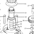 Lewmar Collet 65 - exploded view drawing from the Lewmar manual