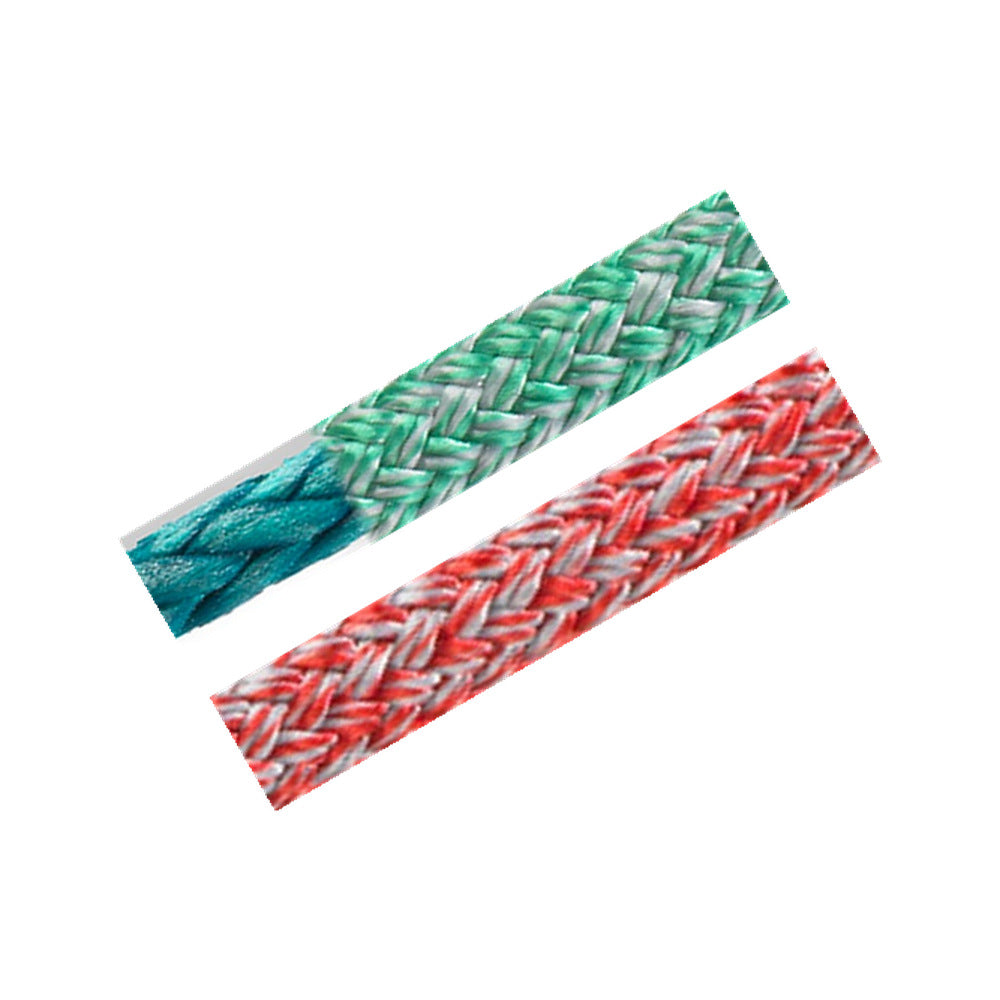 New England Ropes Endura Braid Euro Style Line 6mm (1/4") - available colors: Green, Red