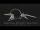 Mantus Anchors Dinghy Anchor with Line & Bag (Stainless Steel) - 2.5 lb (1.1 kg) (DASSKIT)