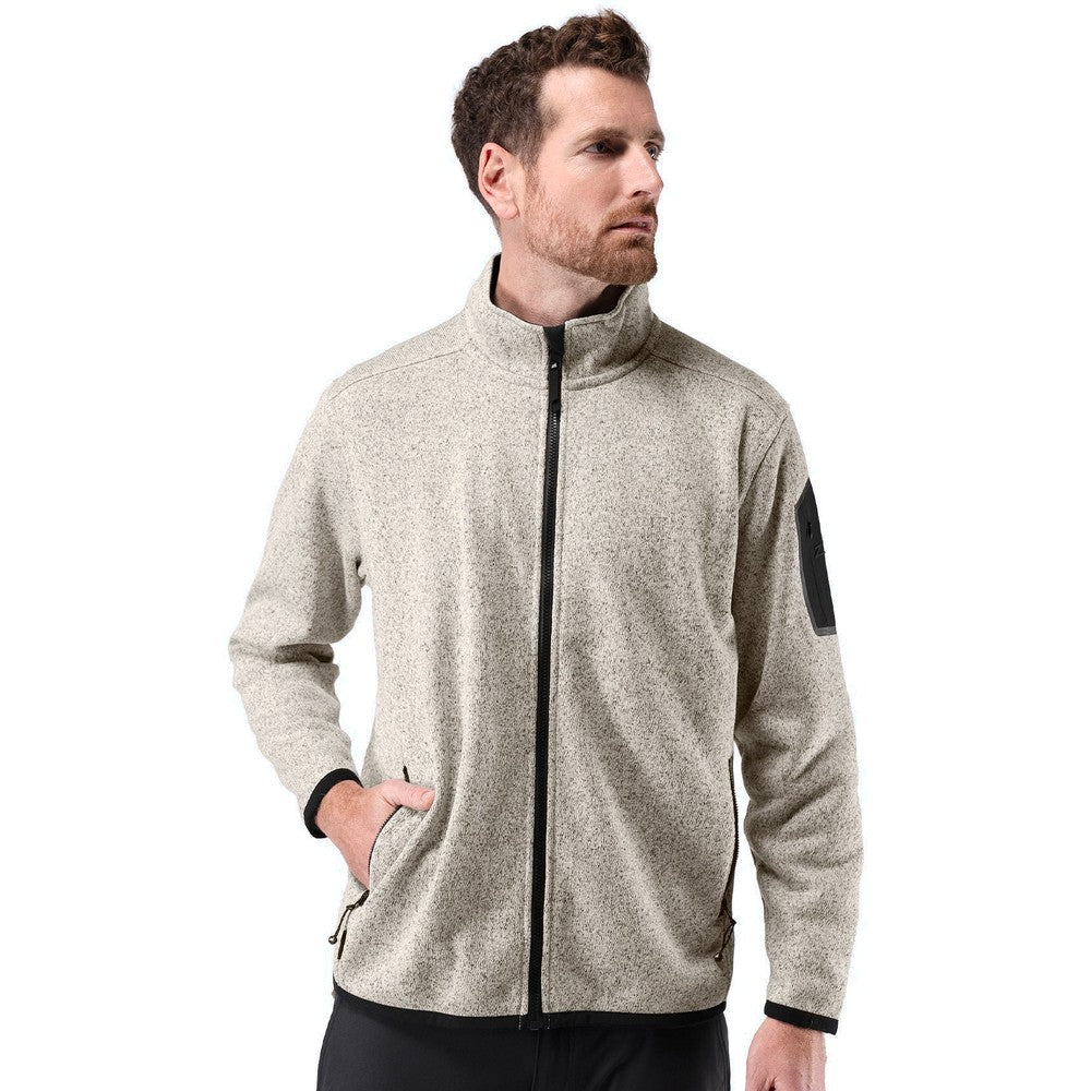 Zhik Men's Knit Fleece Jacket - Light Grey Marle