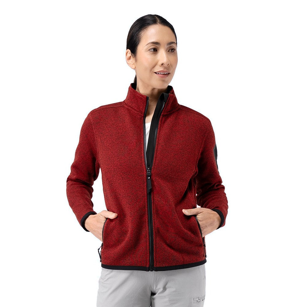 Zhik Women's Knit Fleece Jacket - Garnet Marle