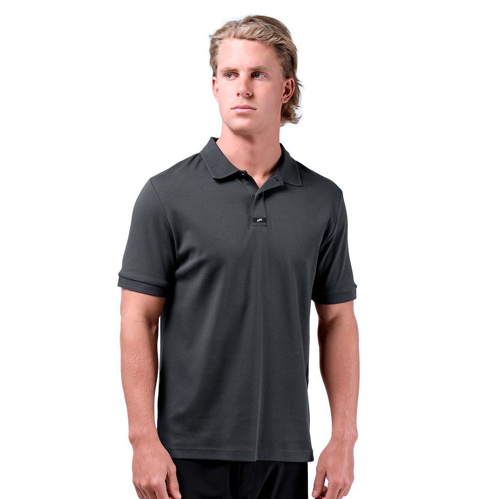 Zhik Mens Pima Cotton Polo - Charcoal