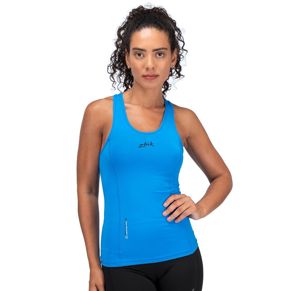 Zhik Womens Eco Spandex LT Race Singlet - Cyan